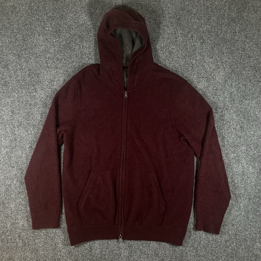 VINCE Sweater 100% Cashmere Hooded Sweatshirt Pullover Hoodie SOFT $495